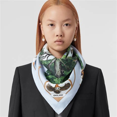 burberry silk and wool scarf blue|burberry scarves official site.